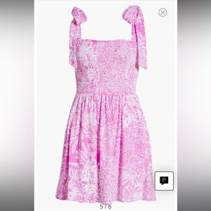 NWT Lilly Pulitzer Rivera Tie Shoulder Romper